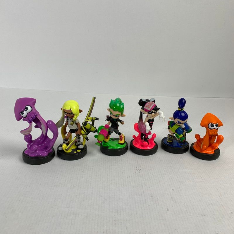 品 任天堂 amiiboセット スプラトゥーン シリーズ イカ ガール ボーイ シオ ズ ホタル 他 023-251029-ky-08-fuz