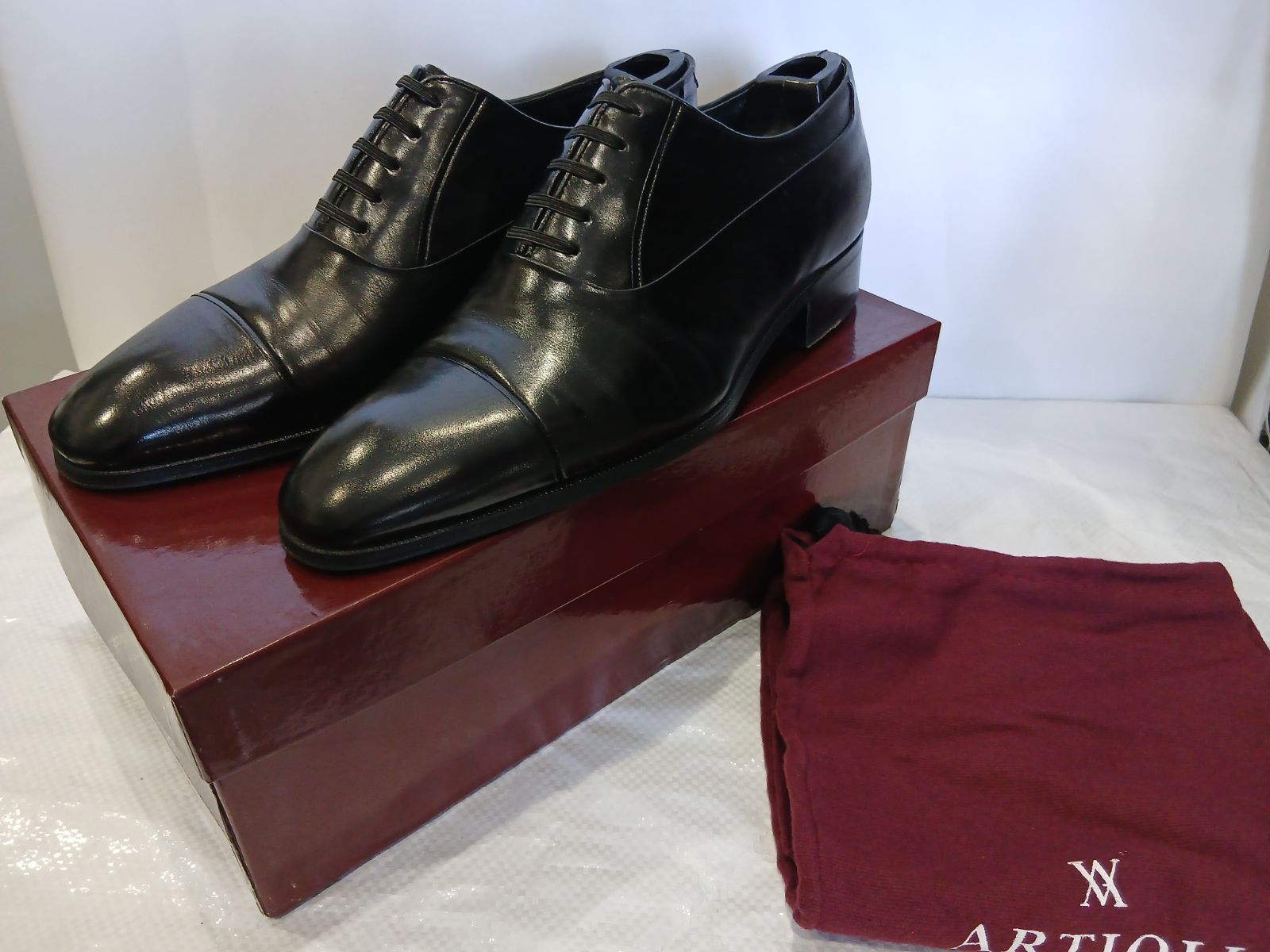ARTIOLI アルティオリシューズ ブラック ドレスシューズ ビジネスシューズ 革靴