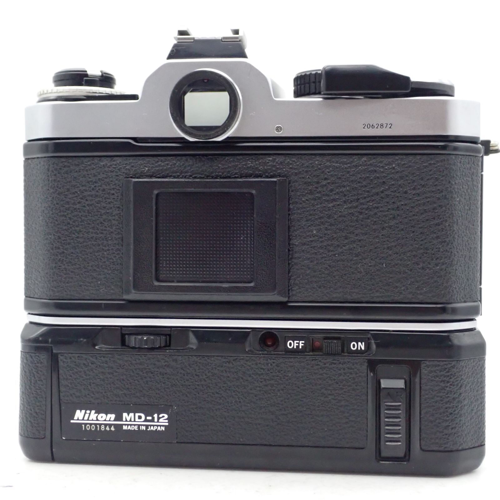 美品 Nikon FE2 シルバー 一眼レフフィルムカメラ MD-12 モーター