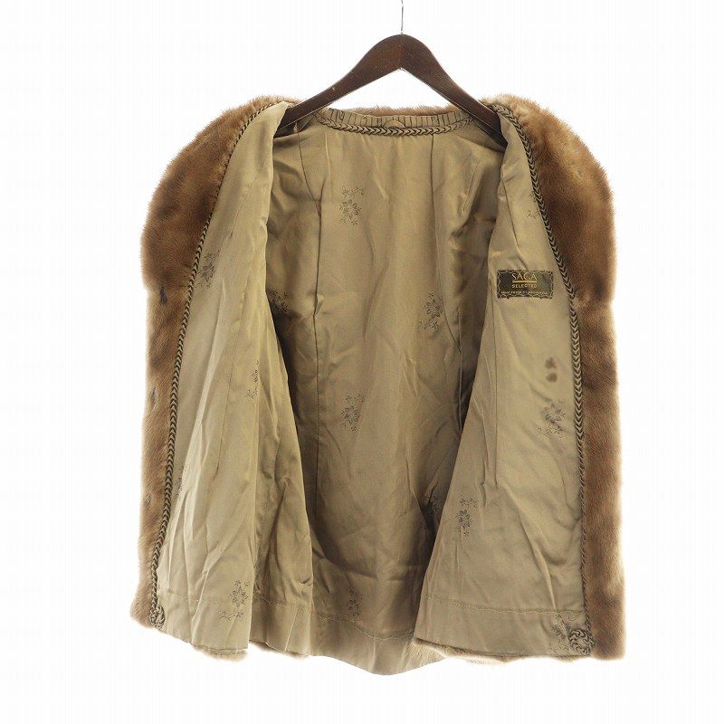 サガミンク SAGA MINK 金サガ 毛皮コート ミンクファー ミドル