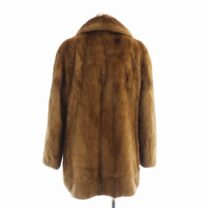 美品☆SAGA MINK サガミンク 金タグ デミバフミンク 毛皮 ファーコート 極美品✨【SAGA MINK】サガミンク ファーコート 高級毛皮 女優襟