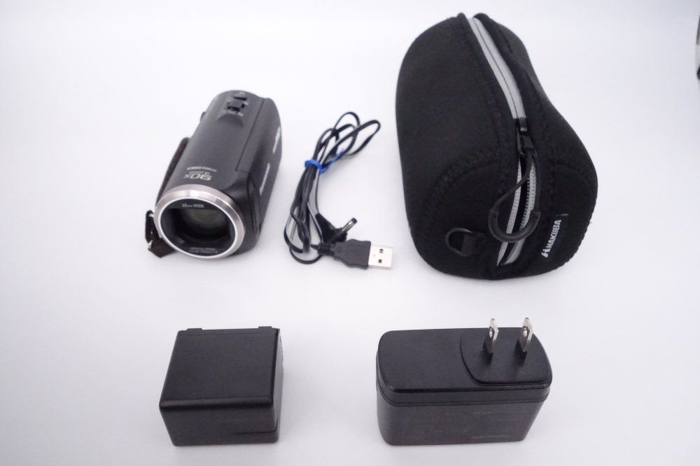 美品 HC-V360MS 黒 高倍率90倍ズーム バッテリー・充電器付2021年