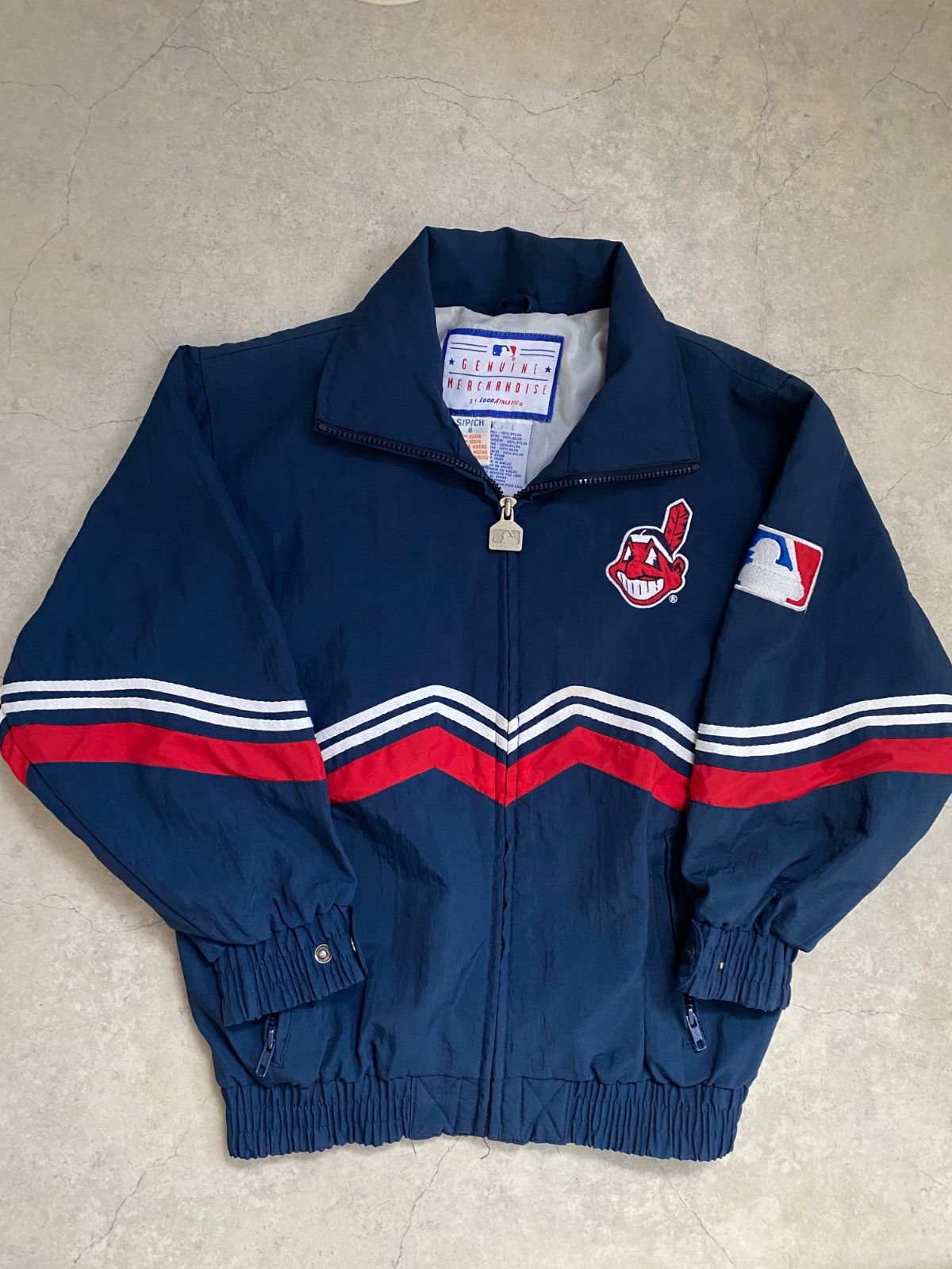 東京インディアンズ ナイロンジャケット 22AW 東京インディアンズ ブランドロゴ刺繍 ナイロン コーチジャケット