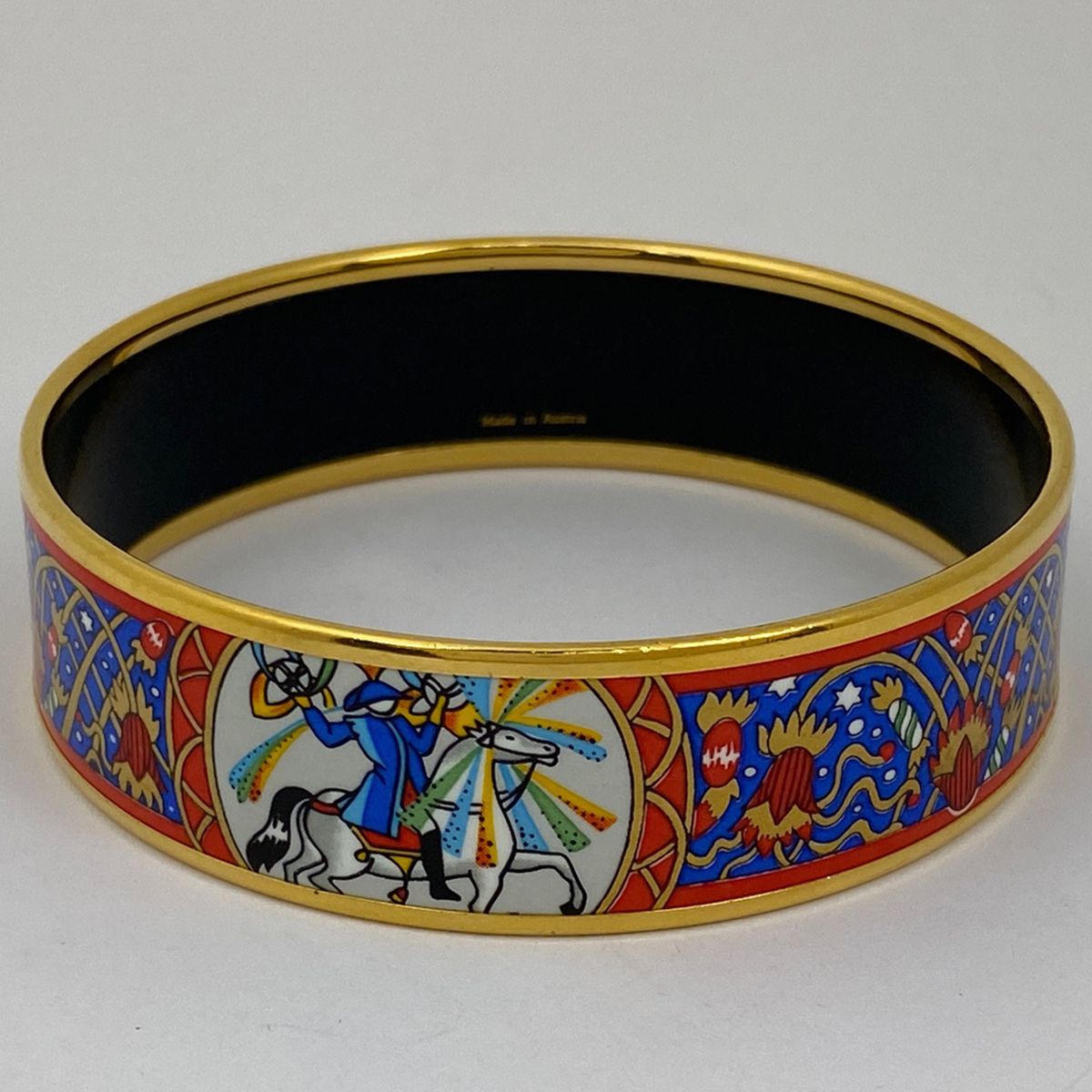 エルメス HERMES エマイユ GM 七宝焼き ブレスレット バングル GP