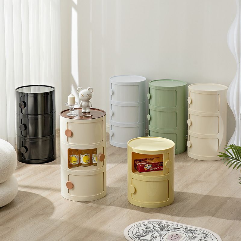 ソファサイドテーブル 円柱ラック