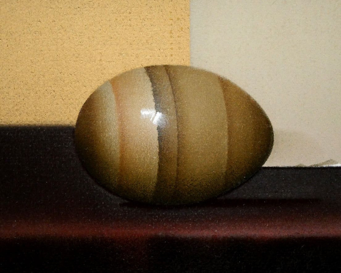 ランプの静物 油絵