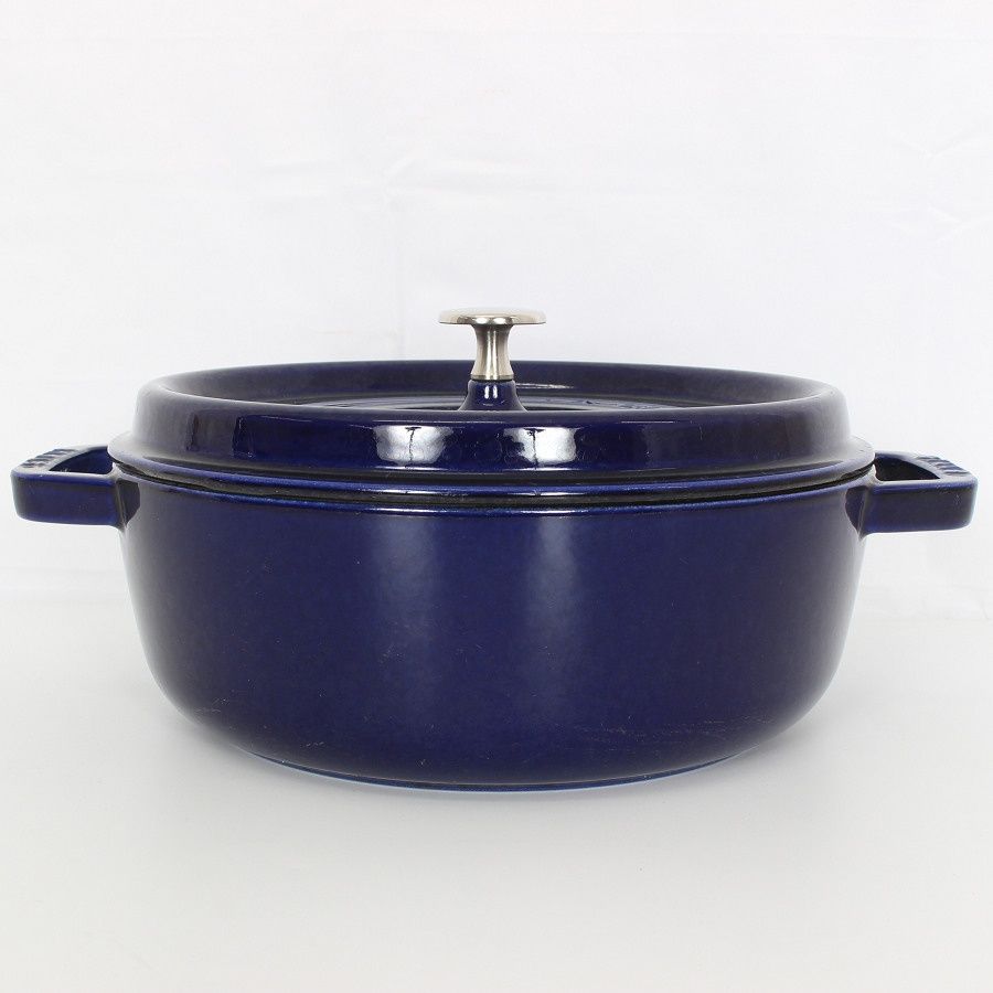 ストウブ 限定色⭐️グランブルー正規品 ☆週末価格☆staub オーバル