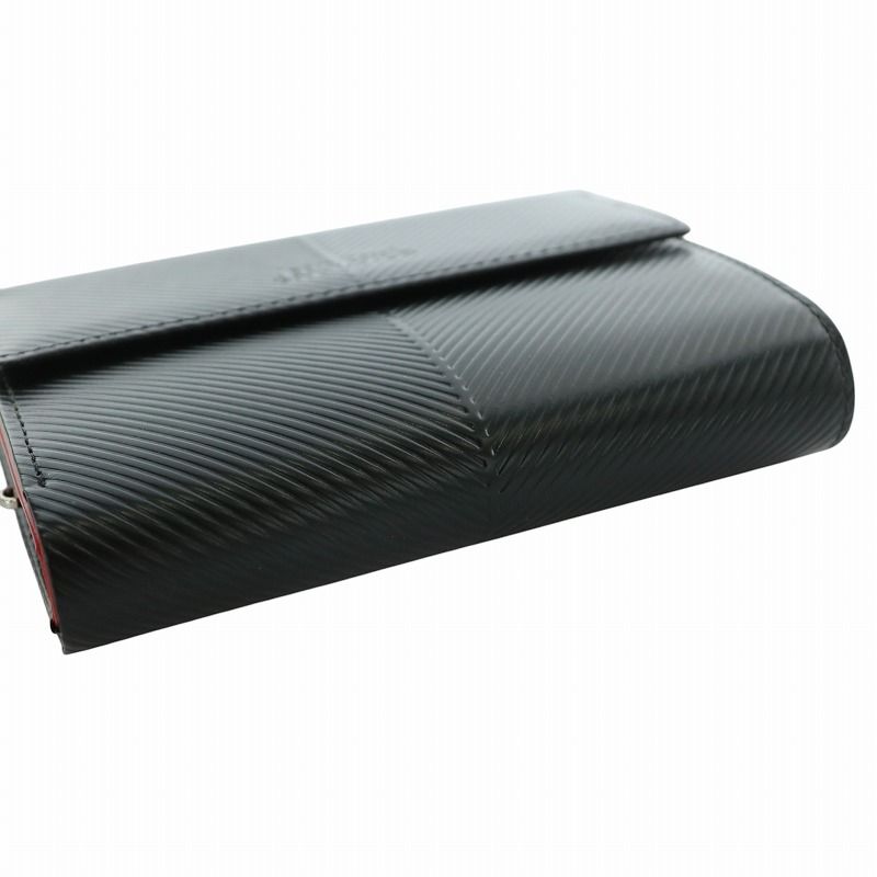 【美品　ジャンポールゴルチエ　二つ折り財布 シルバー×ブラック レザー】 美品 ジャンポールゴルチェ 二つ折り財布 ブラック キャンバス レザー