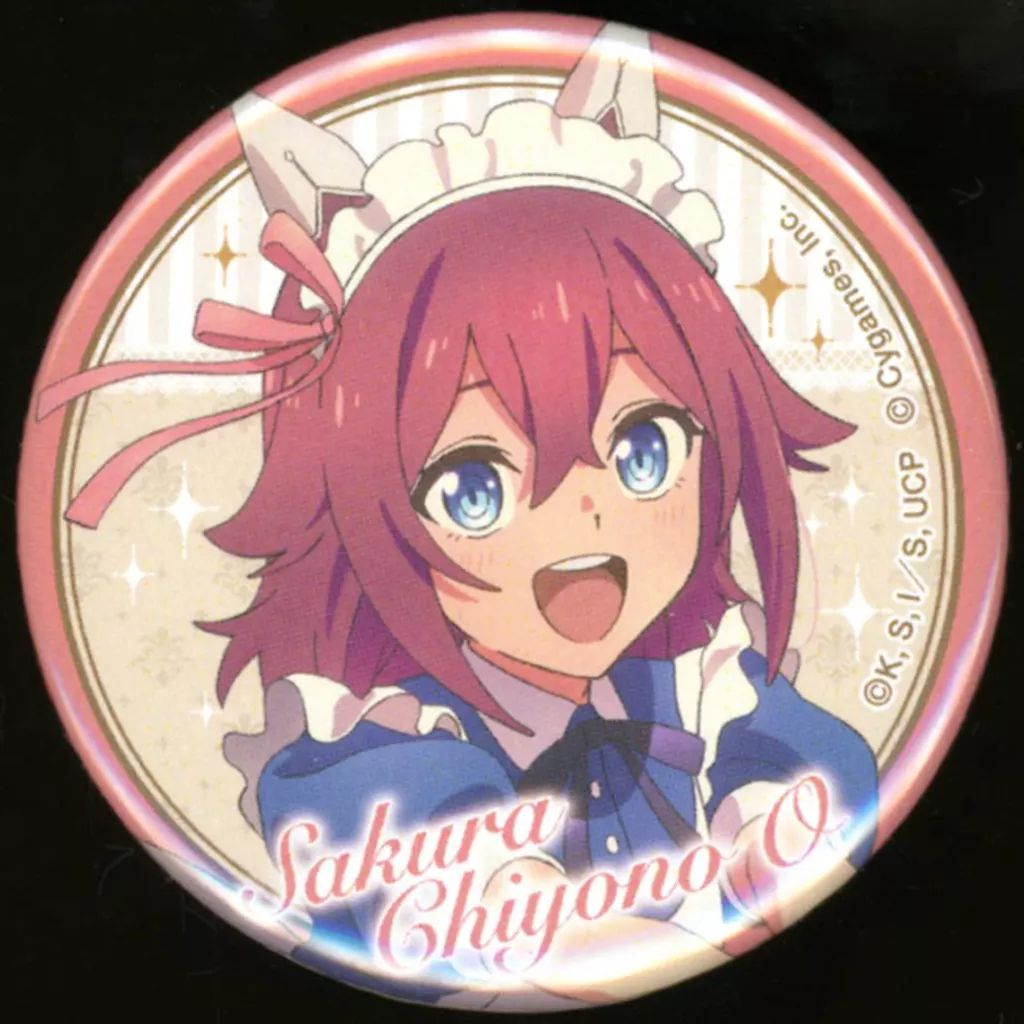 ウマ娘　シンデレラグレイ　聖蹄祭　メイド　缶バッジ　サクラチヨノオー　39点 ウマ娘 シンデレラグレイ 聖蹄祭 メイド 缶バッジ サクラチヨノ