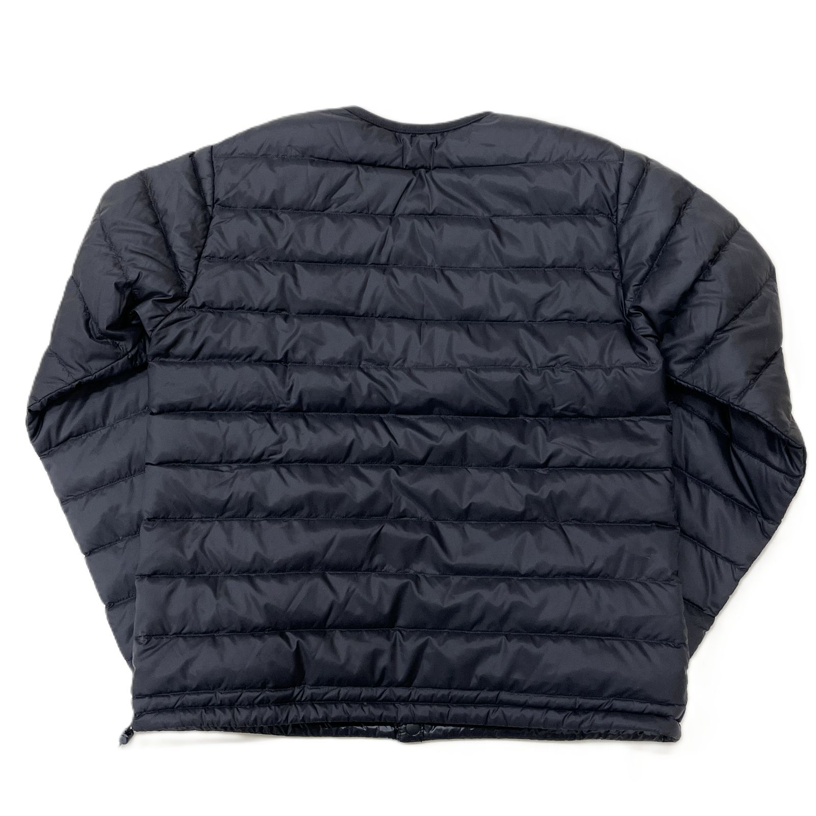 DANTON ダントン クルーネックインナーダウンジャケット 34 BLK/黒