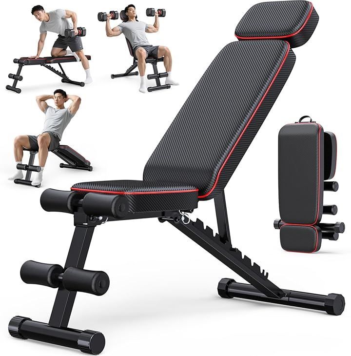 アブベンチ　ウエイト付き Amazon | JX FITNESS 多機能フラットウェイトベンチ