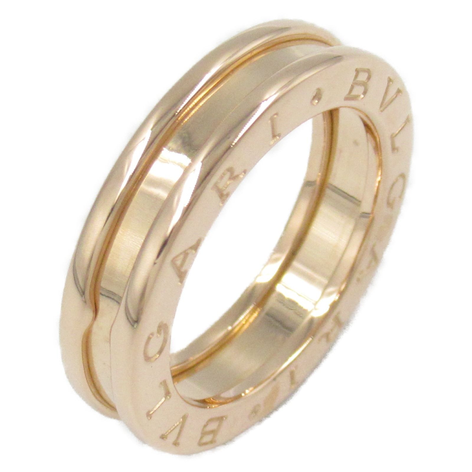 ブルガリ BVLGARI リング 指輪 B-zero1 ビーゼロワン リング 1バンド K18PG ピンクゴールド B-zero1 リング 1バンド レディース Used A