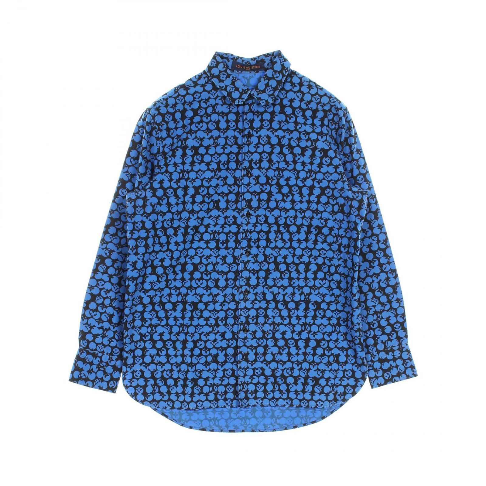 ルイ ヴィトン LOUIS VUITTON パーフォレーテッドモノグラム コットン シャツ メンズ Used B