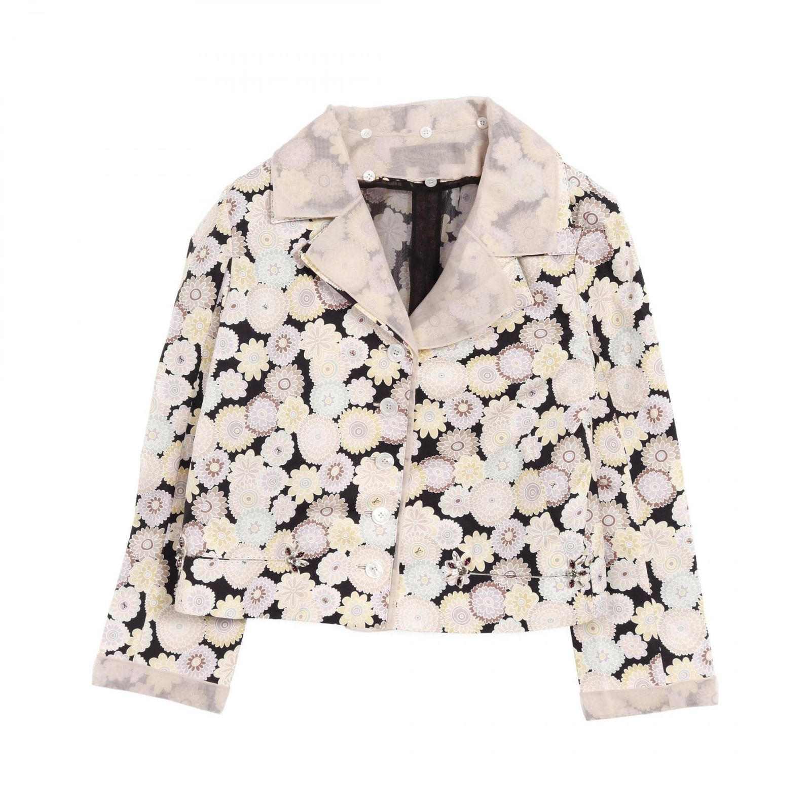 ルイ ヴィトン LOUIS VUITTON シルク ジャケット レディース Used B