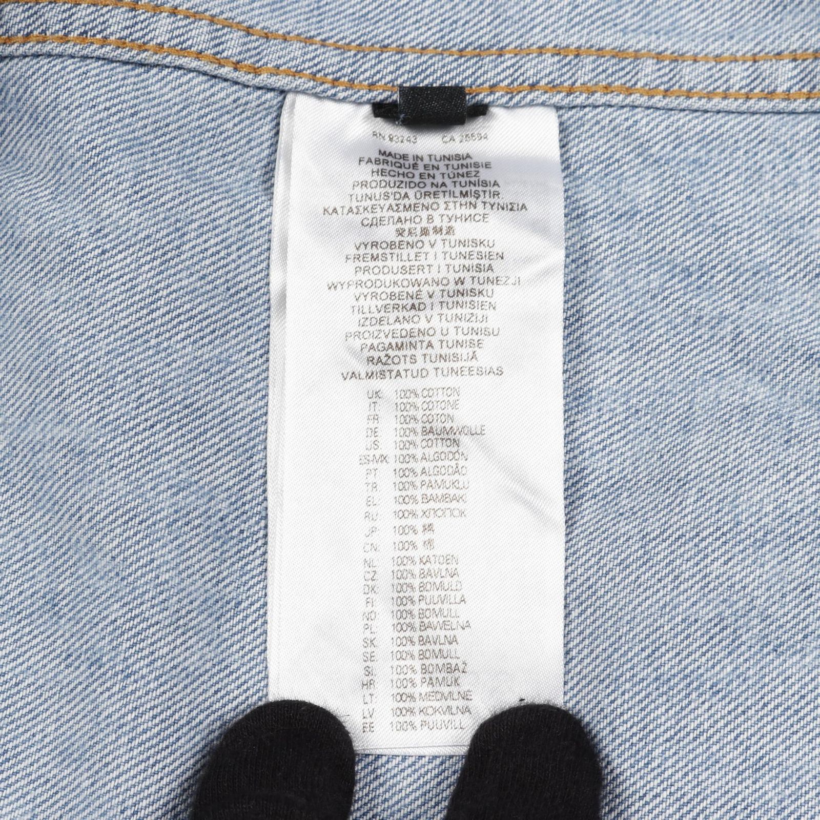 ディーゼル DIESEL D-SIMPLY ブルーグレー コットン デニムシャツ メンズ Used A WWW_KARIMZIABAT_FR