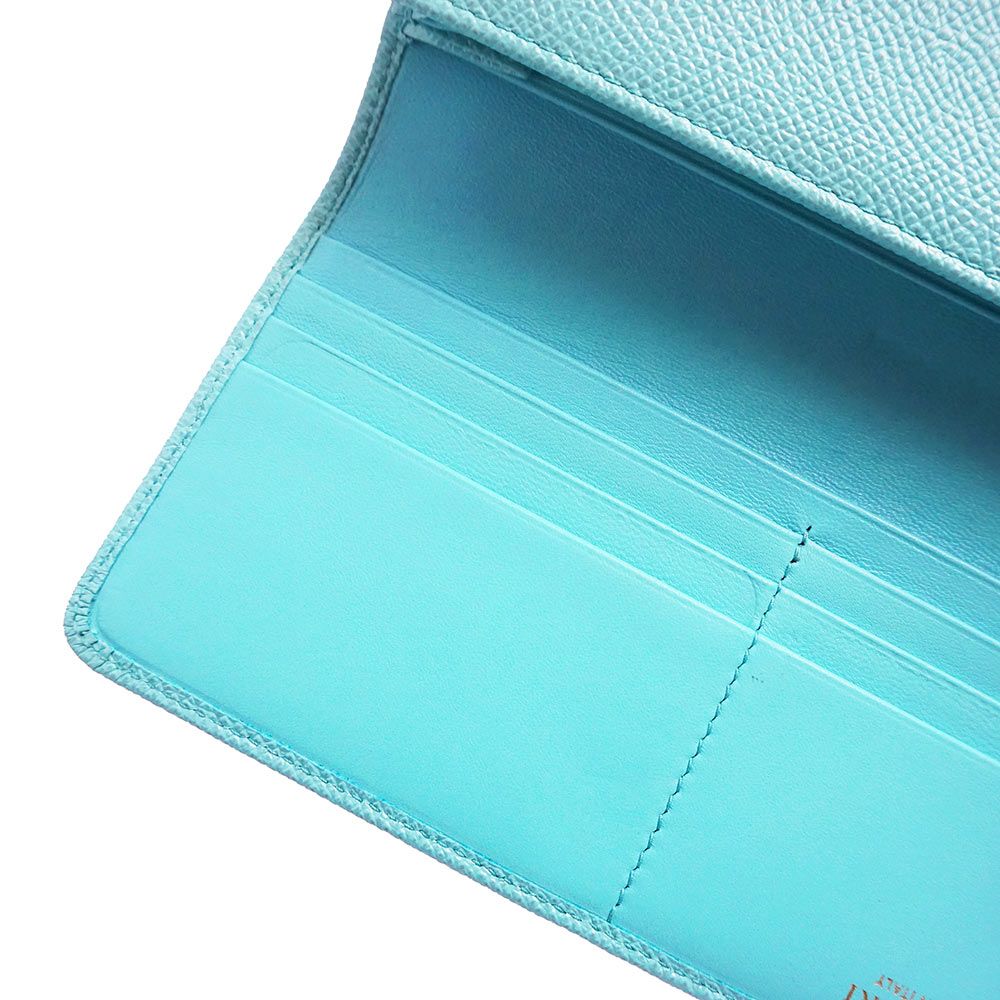 ブルガリ ブルガリ ロゴクリップ 二つ折り長財布 ブライトグレイン