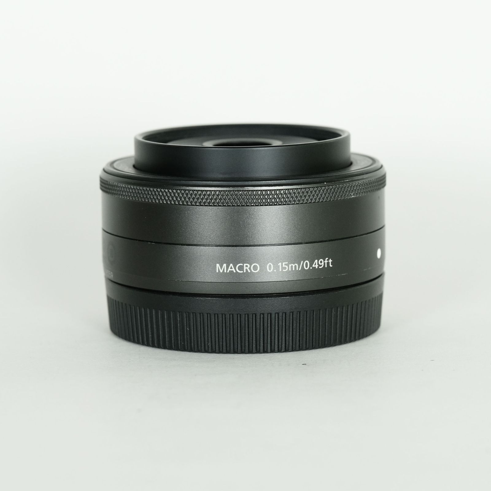 Canon EF-M 22mm F2（メタルフード付き） 良品 | メタルフード付] Canon EF-M22mm F2 アウトレット STM
