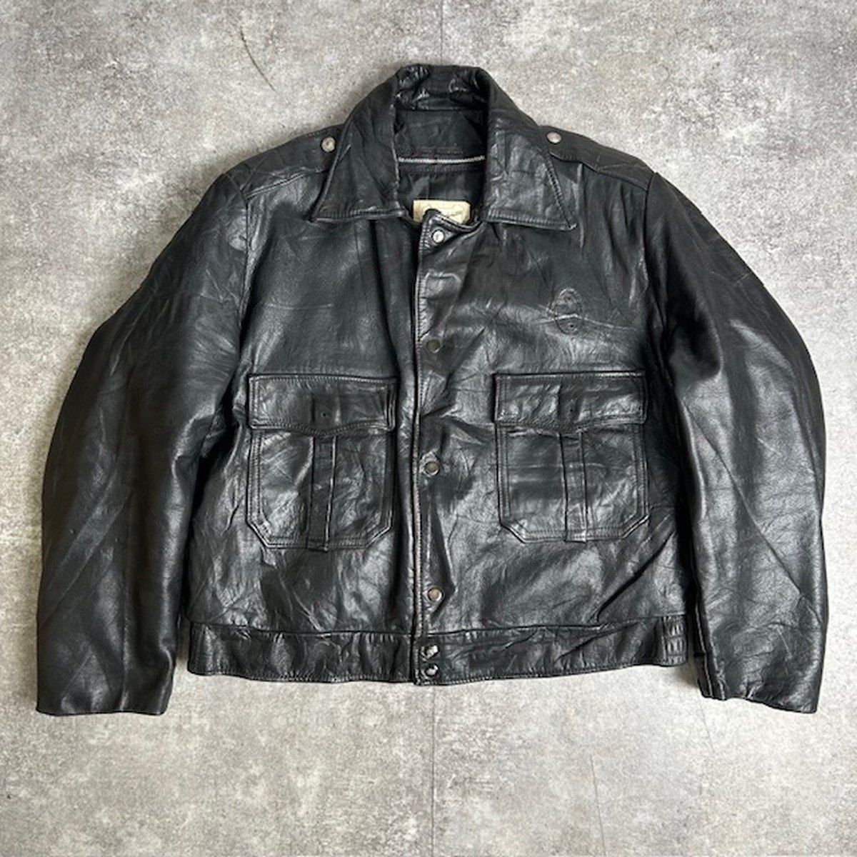 1980's 80s Taylors Leatherwear USA製 ポスリマンレザージャケット