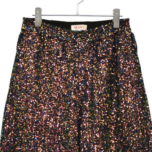 MASU エムエーエスユー 2023SS DISCO BAGGY EASY PANTS スパンコール