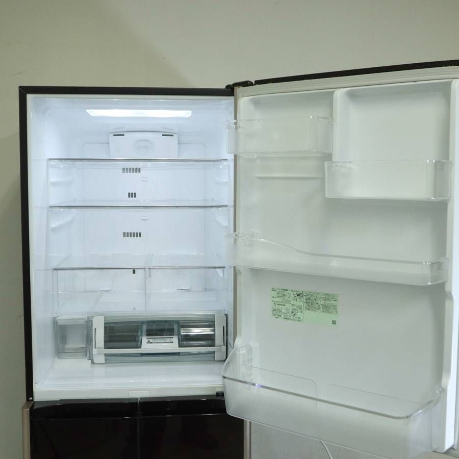 日立 真空チルド 5ドア 冷蔵庫 401L R-S4000G(XT) 右開き クリスタル