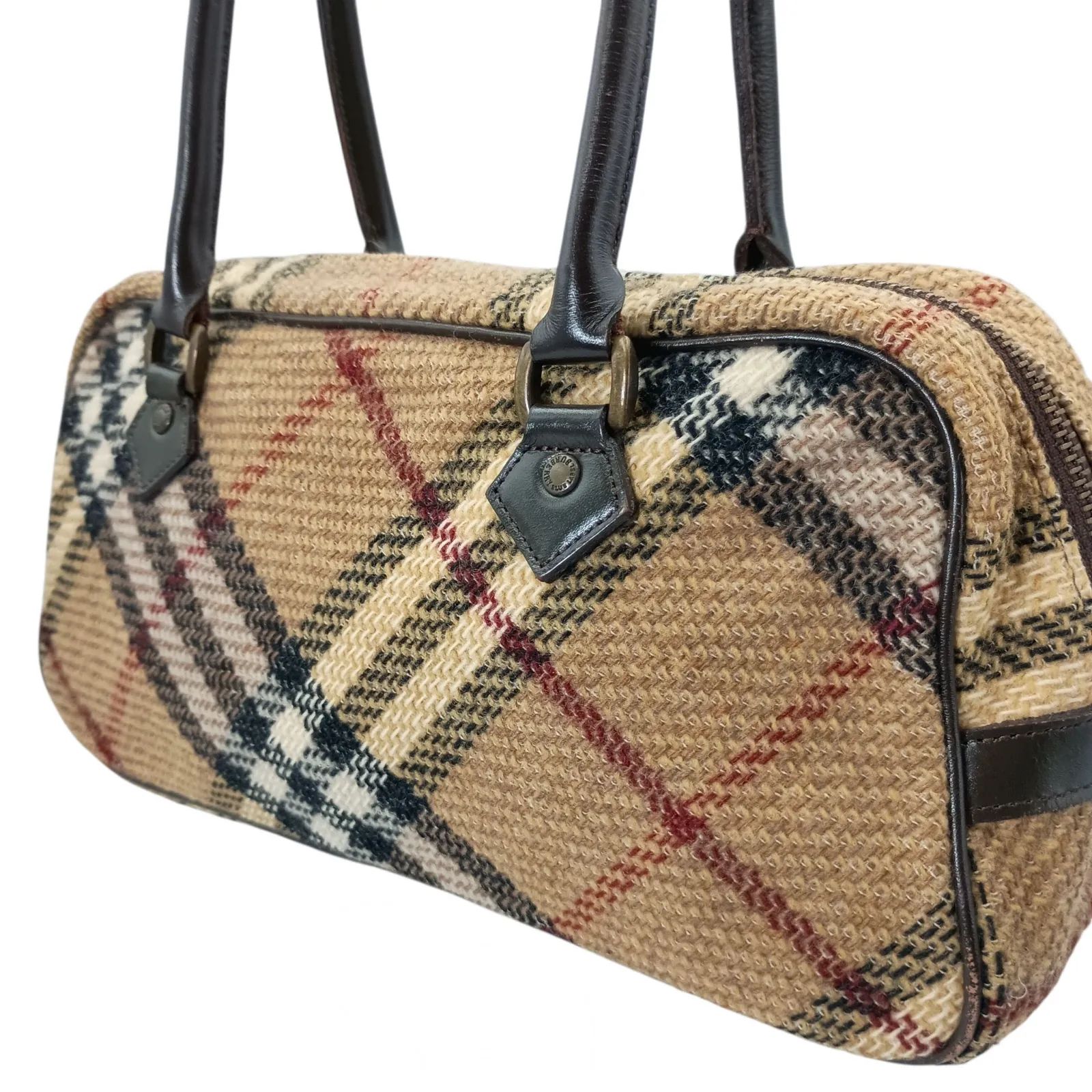 BURBERRY バーバリー ミニボストン ハンドバッグ ノバチェック ブラウン 楽天市場】【バッグ】BURBERRY バーバリー ノバチェック