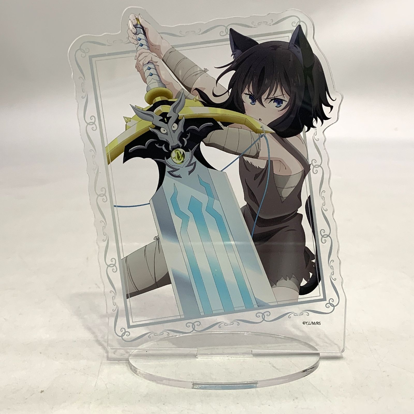転生したら剣でした 直筆サイン入り アクリルスタンド フラン 師匠 未開封 中古】【アニメグッズ】転生したら剣でした 師匠＆フラン アクリル