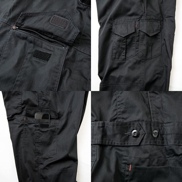 種類28：5.ブラック/B3L グレースエンジニアーズ GE-628 夏用長袖ツナギ