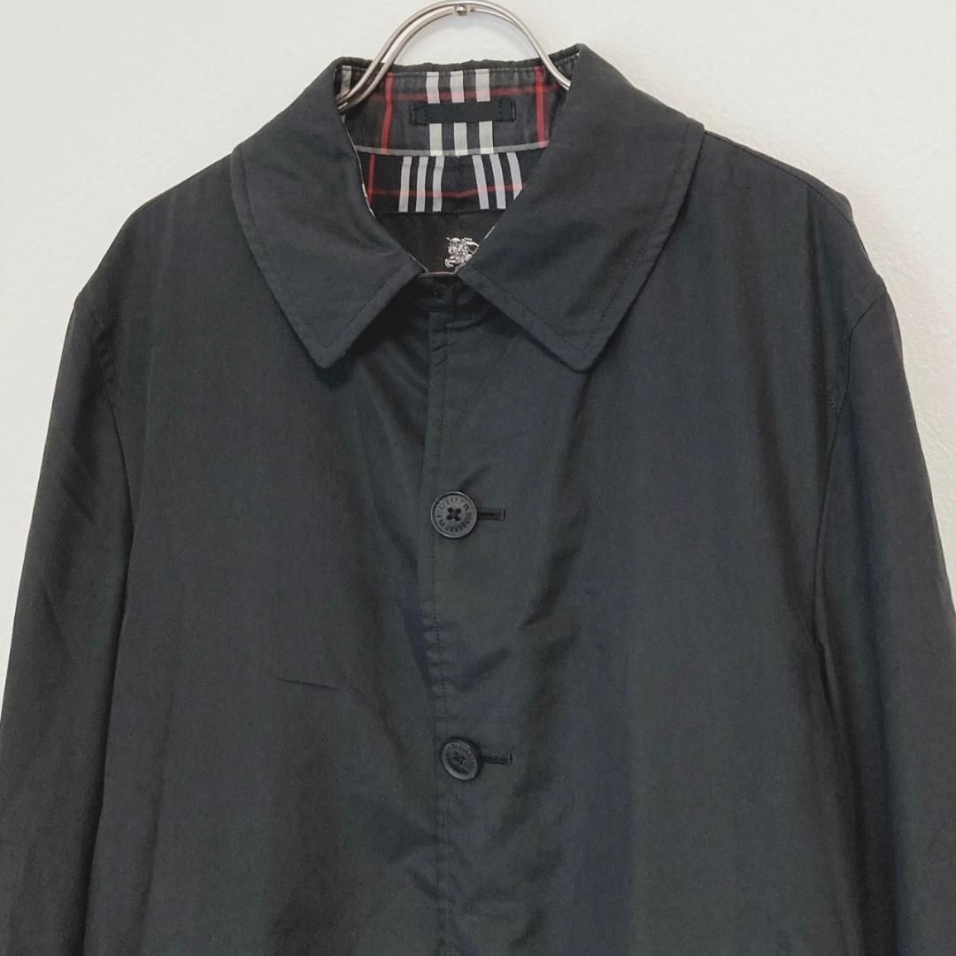 BURBERRY BLACK LABEL ステンカラーコート ブラック M - メルカリ