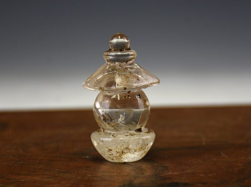 蔵A5139b 仏教古美術 水晶五輪塔 供養塔 胎内塔 平安後期～鎌倉時代 その二