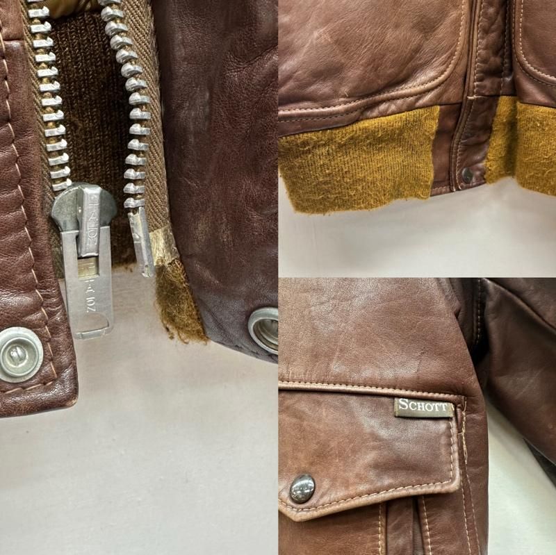 schott ショット ジャケット、上着 フライトジャケット 70s 80s A-2