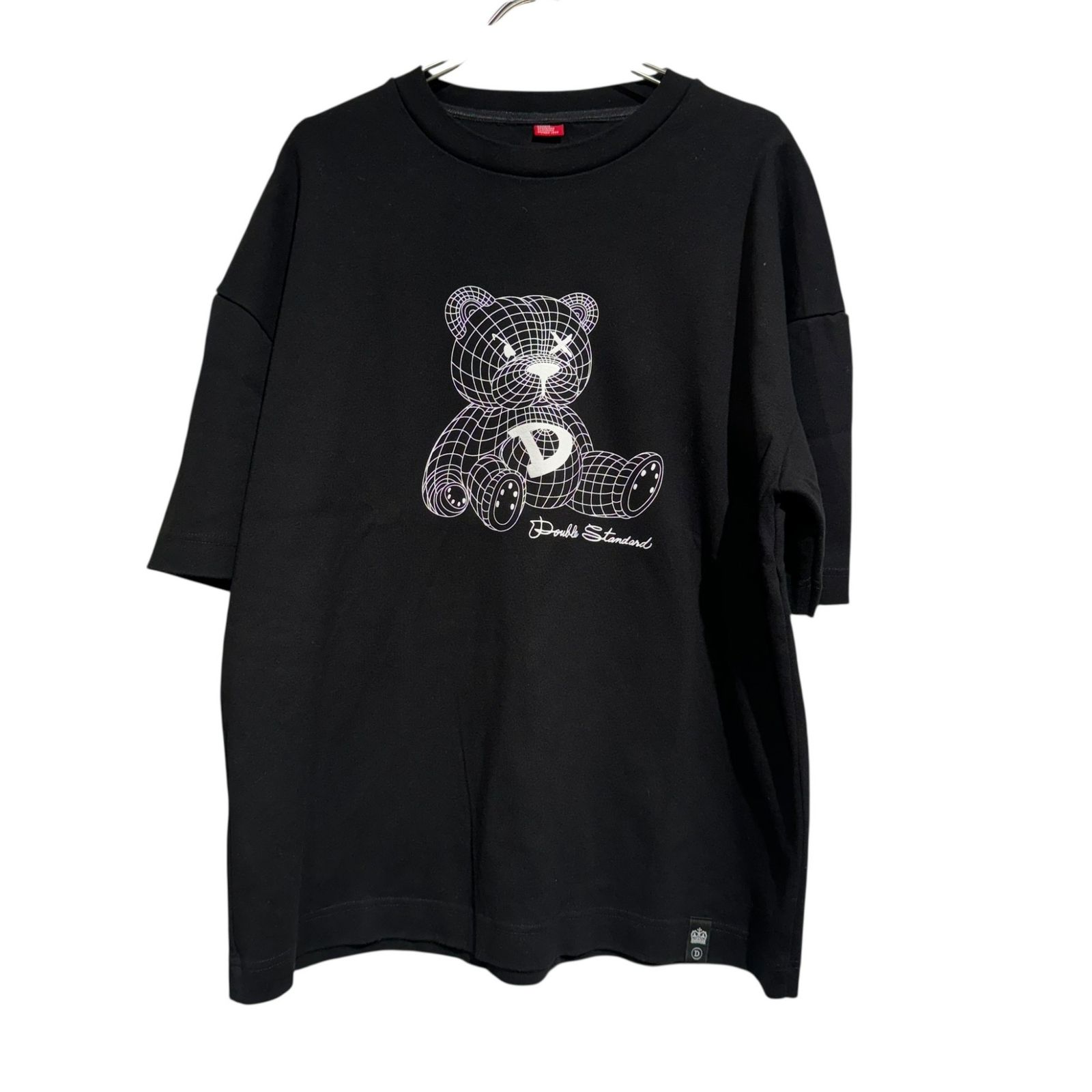 DOUBLE STANDARD CLOTHING ダブル クロージング ⑤ 0508-100-253C NEO BEAR T-SHIRT 25AW レディース ブラック