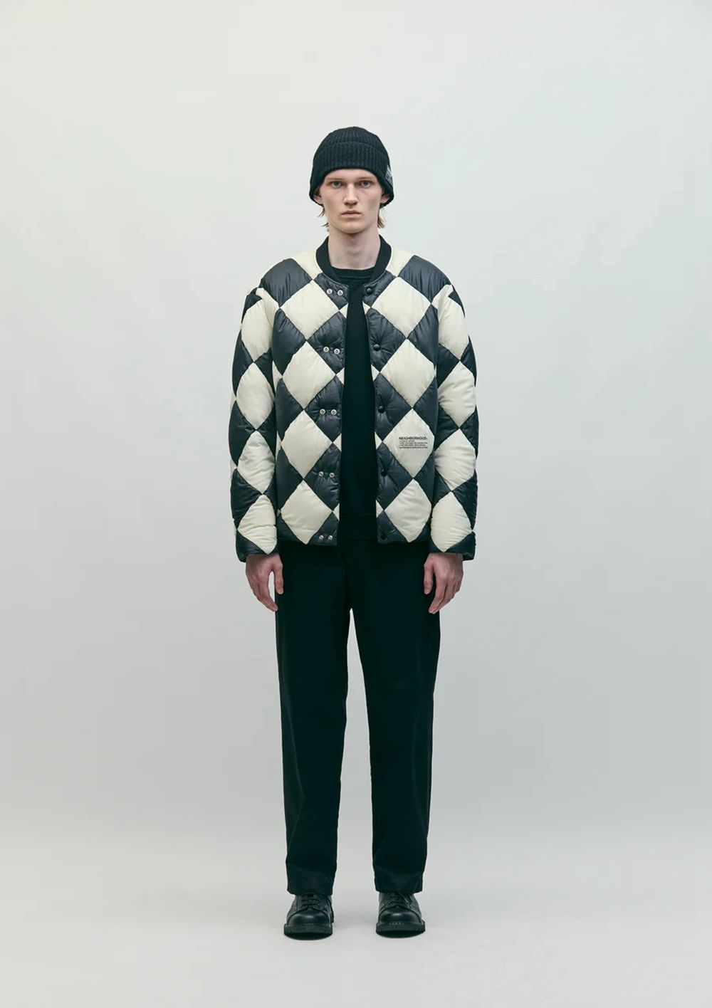 NEIGHBORHOOD CHECKER DOWN JACKET ダウンジャケット 252TSNH-JKM12