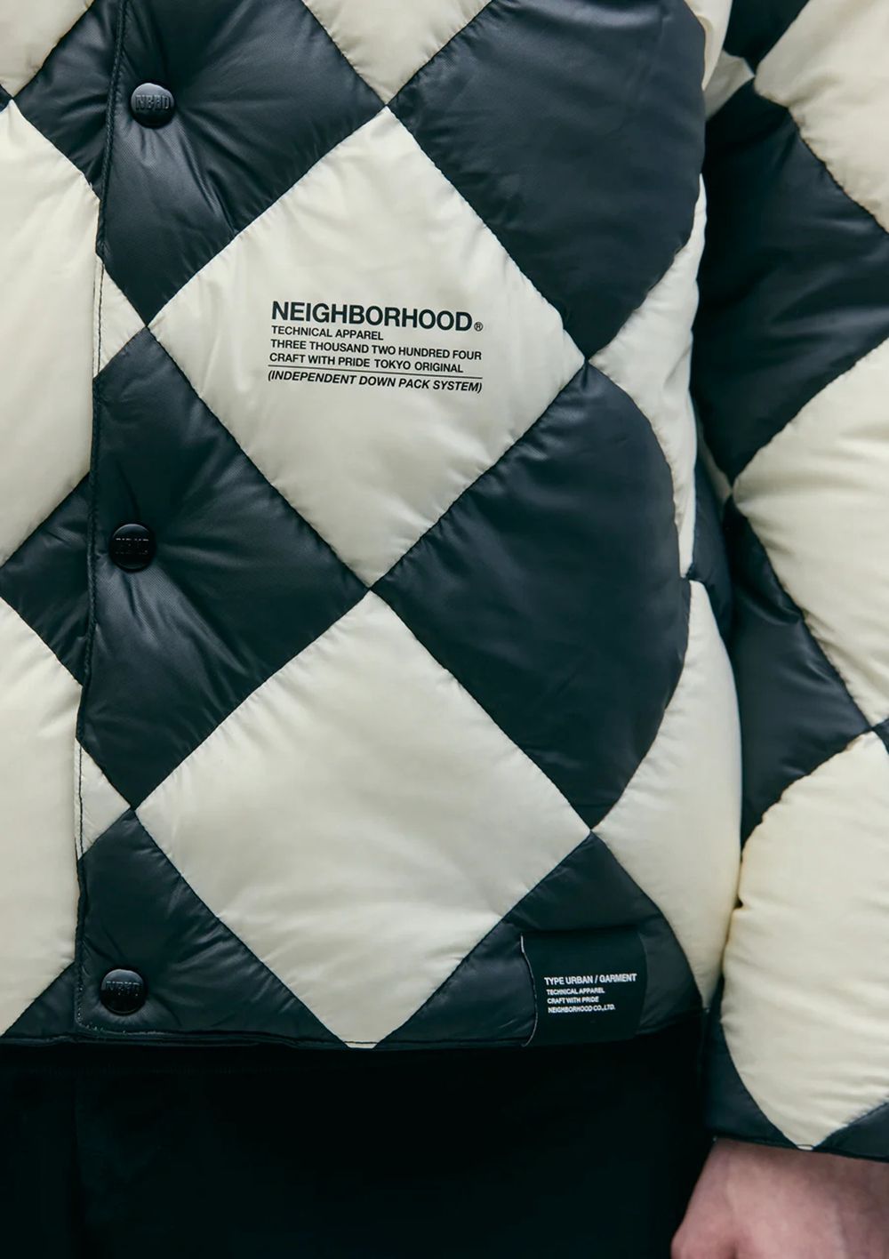 NEIGHBORHOOD CHECKER DOWN JACKET ダウンジャケット 252TSNH-JKM12