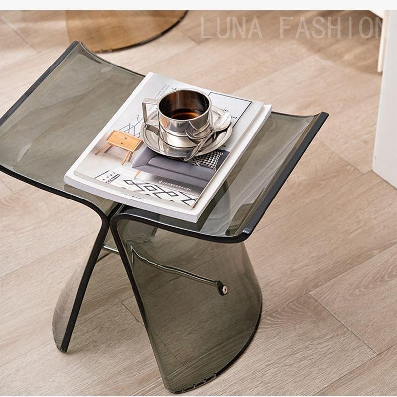 スツール バタフライスツール リプロダクト 木製スツール クリア プラスチック製 デザイナーズ チェア ウッドチェア ナチュラル MARWIL-DEMENAGEMENTS_CH