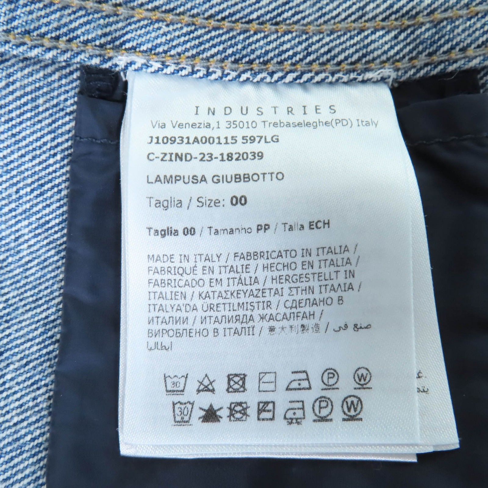 コットン100％ ロゴボタン