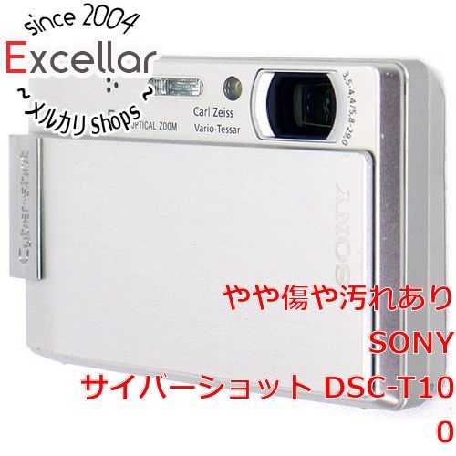 bn:10] SONY製 Cyber-shot DSC-T100 シルバー 810万画素 【公式通販】
