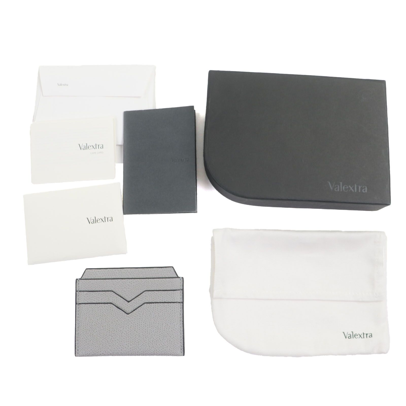 未使用品▽Valextra ヴァレクストラ V8L77 牛革 レザー パスケース  