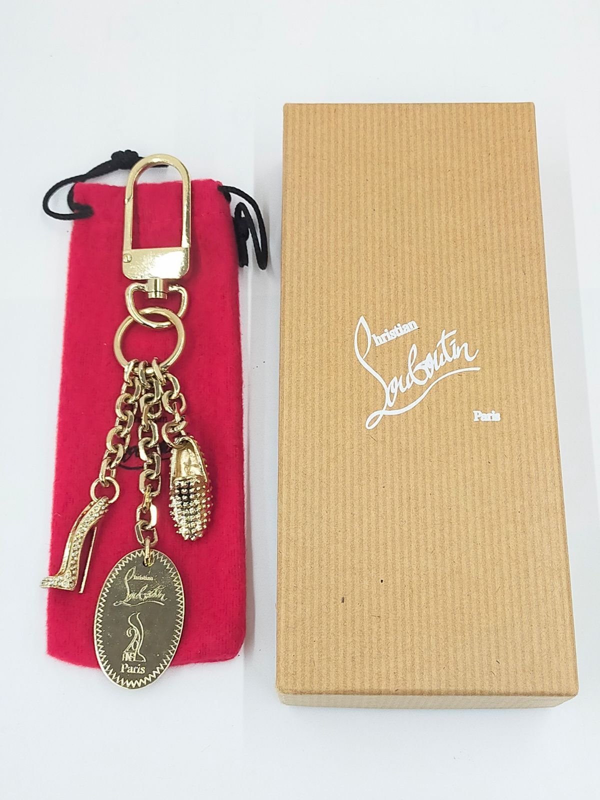 クリスチャン・ルブタン/Christian Louboutin バッグチャーム ゴールド 