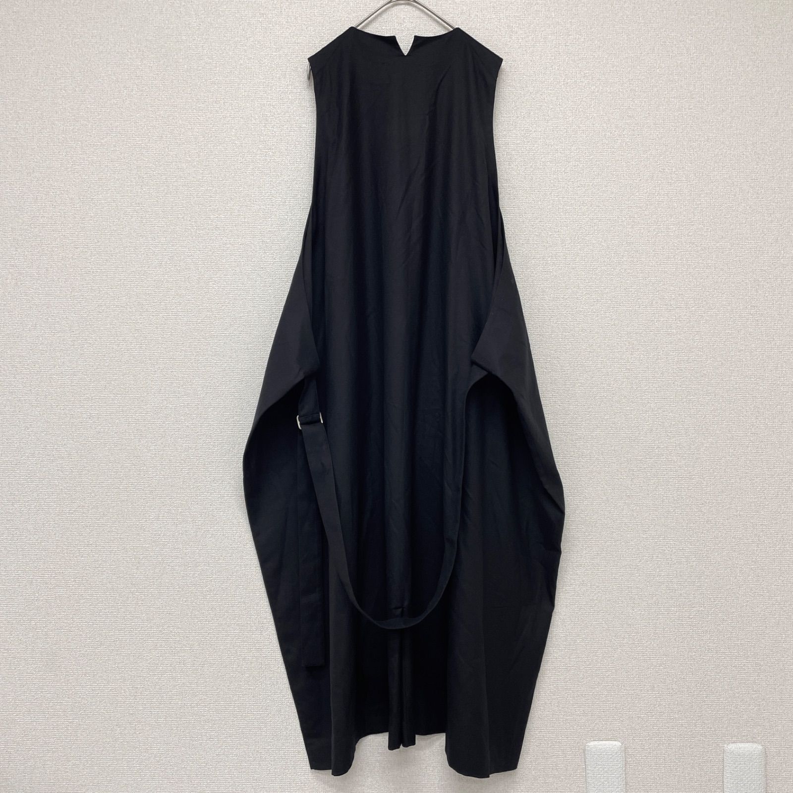 m s braque エムズブラック オールインワン ジャンプスーツ ワンピース オーバーサイズ ウール コットン 黒 38