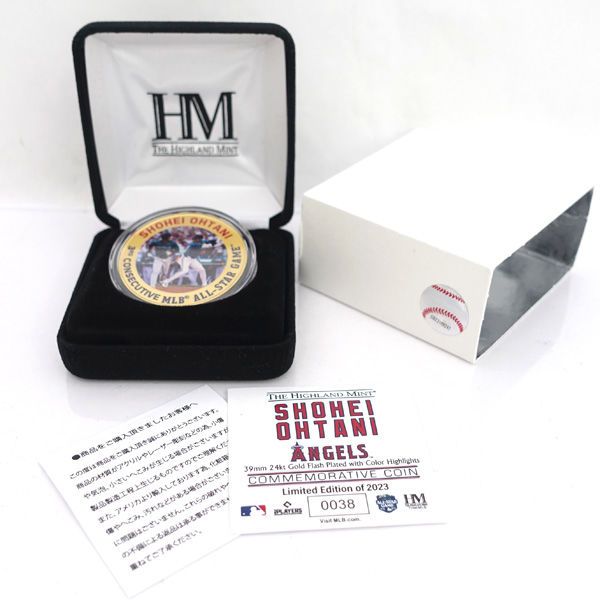 HIGHLAND MINT 大谷翔平 2025 MLB オールスターゲーム ゴールドコイン リミテッドエディション 38 2025 趣味雑貨