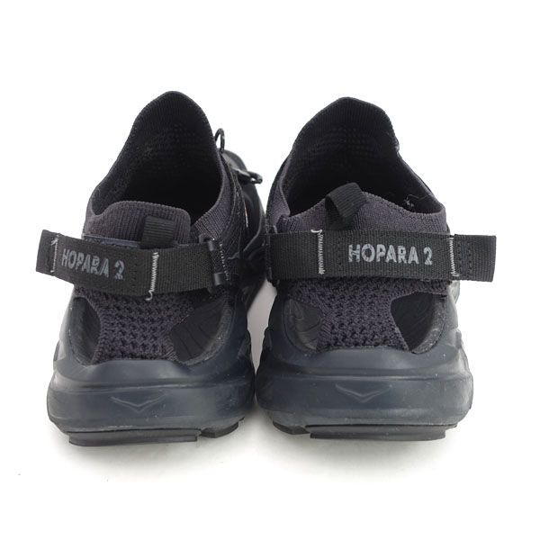 HOKA ONE ONE ◇HOPARA2/ホパラ2 スニーカー サンダル/ブラック/27cm