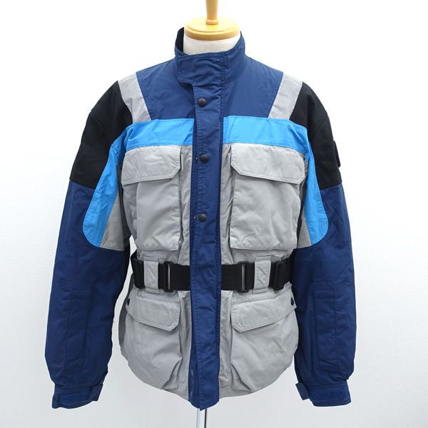 BMW ライダースジャケット ナイロン ネイビー×グレー サイズLL 0030748 メンズ MEN 男性 ボーイズ 紳士 メンズファッション