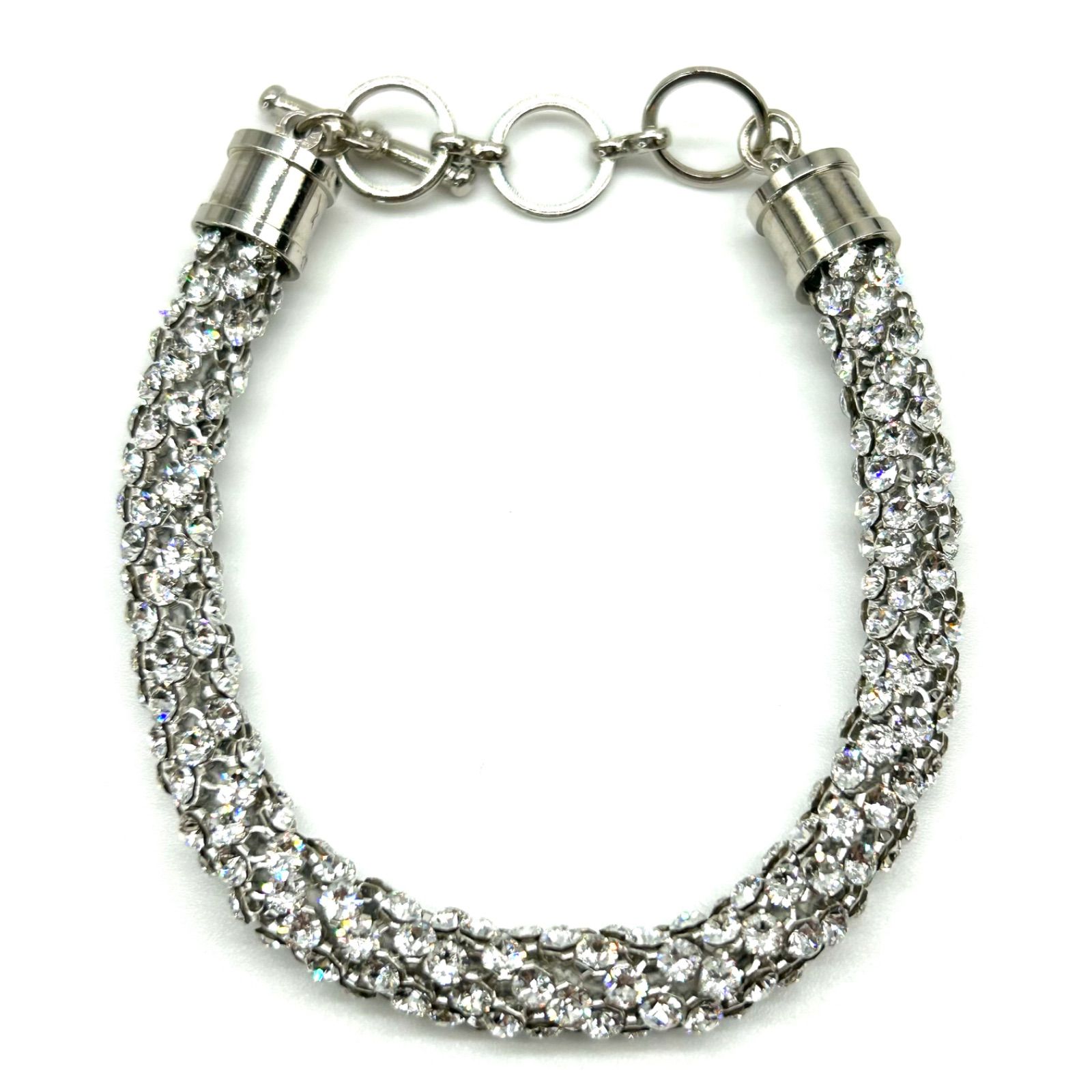 極美品】NEZCA ネズカ クリア ネックレス ブレスレット 7mm - メルカリ