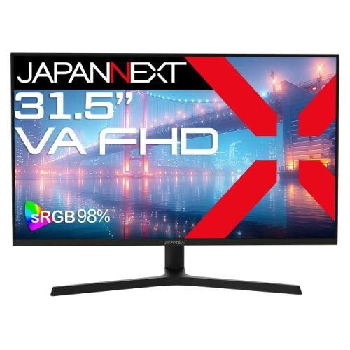 [Brand New, Ships in 3 Business Days] JAPANNEXT LCD 31.5 inch/ 1920 x 1080/ HDMI x 1, VGA x 1/BLACK/ NO SPEAKER/ 2 YEAR WARRANTY