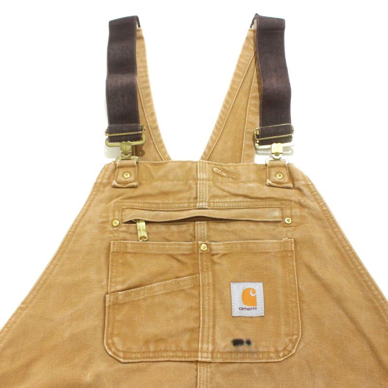 00s Carhartt ダブルニー R01-M ダック オーバーオール メンズ XL