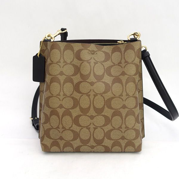 COACH / コーチ ◇モリー バケット バッグ 22 シグネチャー キャンバス
