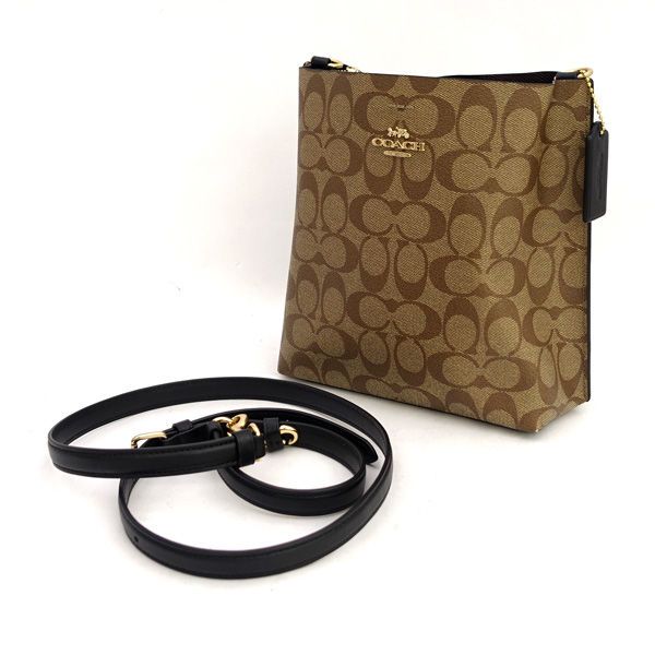COACH / コーチ ◇モリー バケット バッグ 22 シグネチャー キャンバス