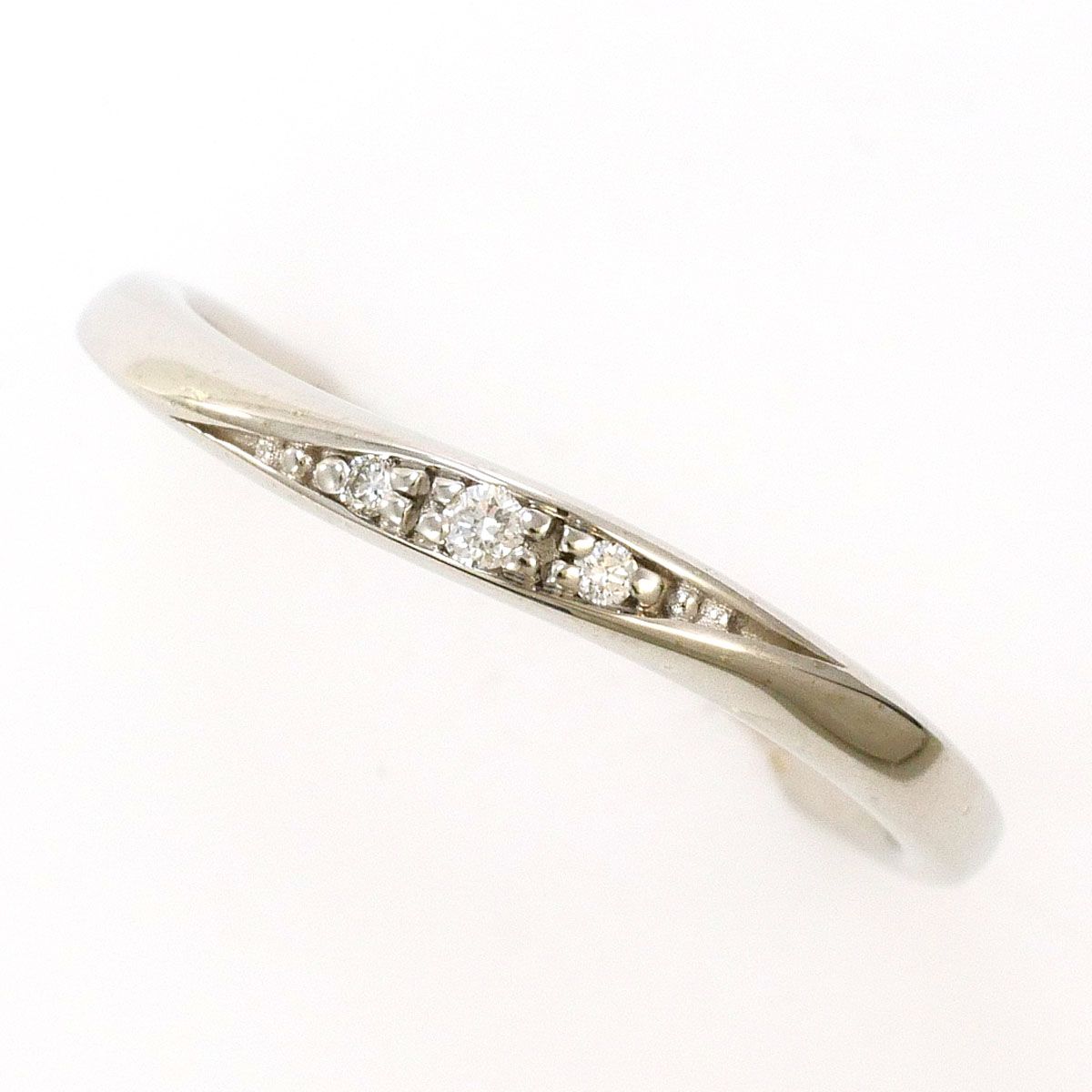 新品）カナル4℃ k10 ダイヤモンドリング❤️7号、WG、新作商品 canal4