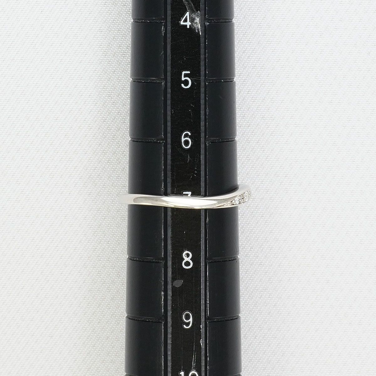 カナルヨンドシー canal4℃ K10WG リング・指輪 7号 ジルコニア 総重量