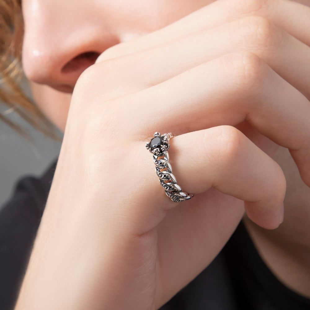 クラウン喜平リング アルテミスキングス シルバー ジュエリーブランド NEXPOTALLINN_EU